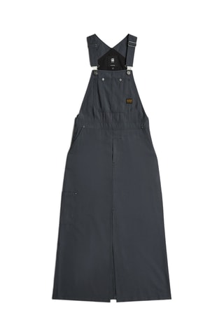 Vestido-jardineiras Dungaree - Azul-petróleo
