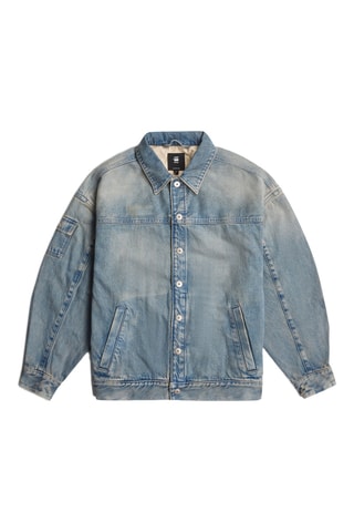 Casaco de ganga Long Drifter - Azul