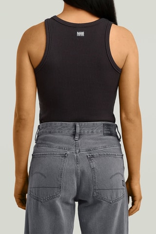 Camisola de alças - Preto