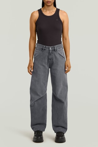 Camisola de alças - Preto