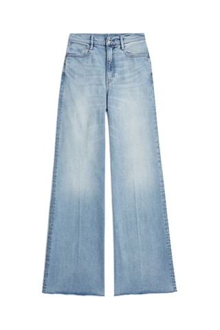 Calças wide legs Deck Ultra High - Azul-celeste