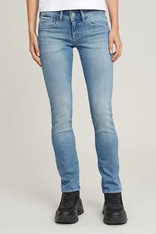 Calças de ganga slim Midge - Azul-claro