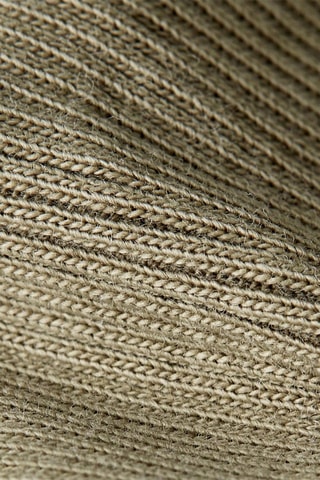 T-shirt slim em algodão biológico Overdyed - Verde