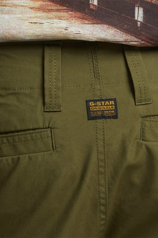 Calças tapered - Caqui