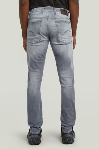 Calças de ganga skinny em algodão biológico Lancet - Cinzento