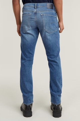 Calças de ganga regular tapered 3301 - Azul