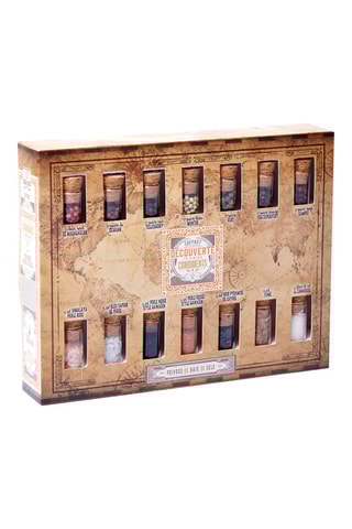 Surtido de degustación de sal y pimienta - 14 productos