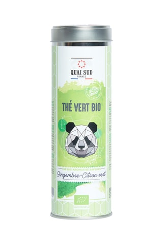 Thé Vert aromatisé Gingembre Citron Vert bio - 100 g