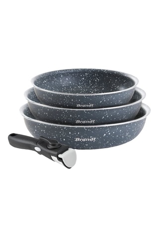 3 frigideiras e 1 pega amovível -  20/24/28 cm