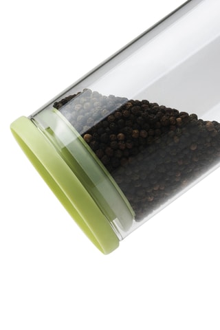 2 caixas de vidro com tampas Verde