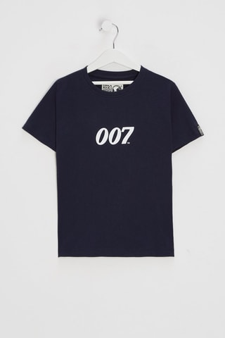 T-shirt James Bond 007 - Marineblauw