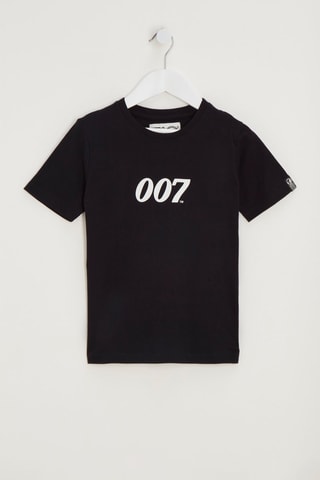 T-shirt James Bond - Zwart
