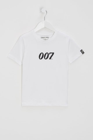 T-shirt James Bond 007 - Wit