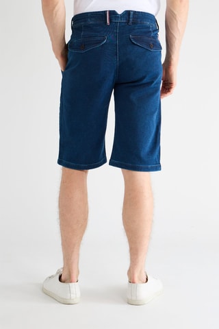 Spijkerbermuda - Donkerblauw