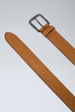 Ceinture en cuir - Marron clair