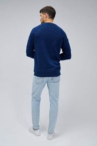 Pull regular - Bleu marine