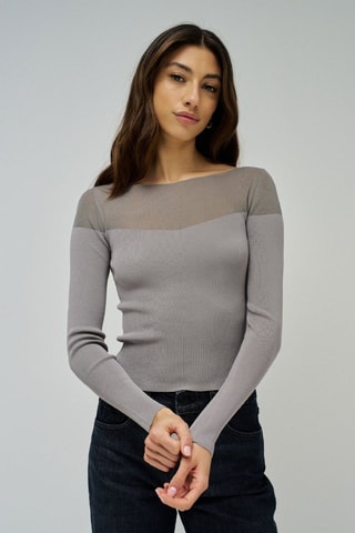 Pull slim - Gris