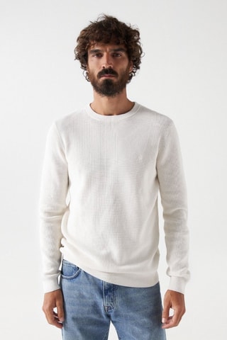 Pull regular - Blanc