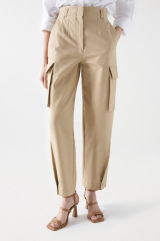 Pantalon cargo - Beige