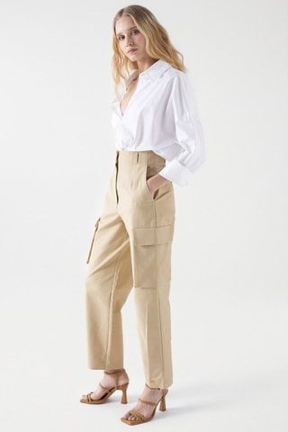 Pantalon cargo - Beige