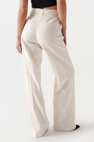 Pantalon wide legs - Beige