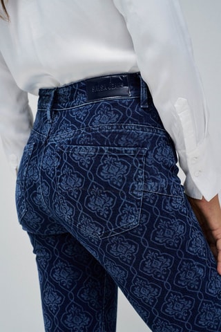 Pantalon flare push in - Bleu