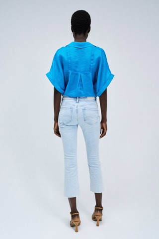 Jean taille haute - Ciel