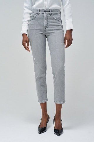 Jean 7/8 - Gris clair
