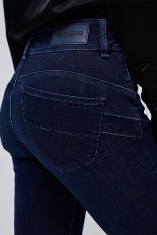 Jean taille haute - Bleu foncé