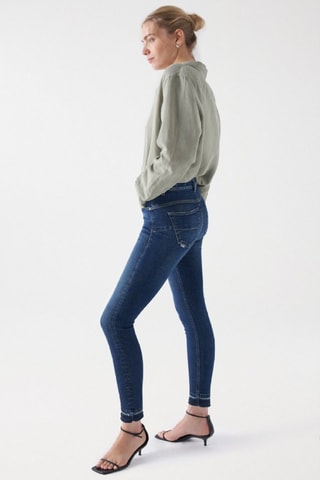 Jean push in - Bleu marine