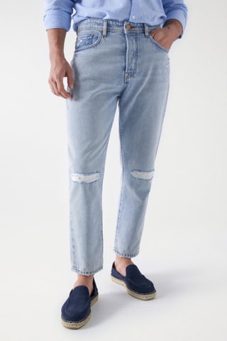 Jean tapered - Bleu