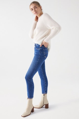 Jean push up slim - Bleu marine