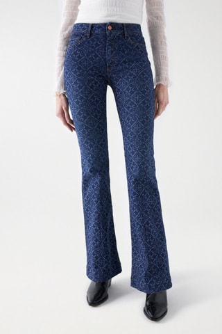 Jean push up - Bleu marine