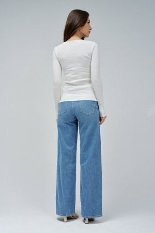 Top slim - Blanc cassé