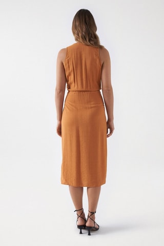 Robe portefeuille regular - Orange