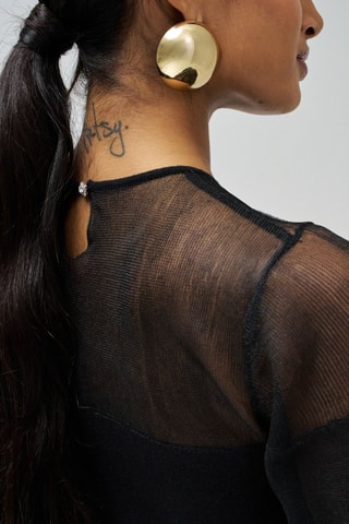 Robe midi regular - Noir