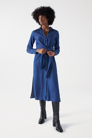 Robe chemise regular - Bleu