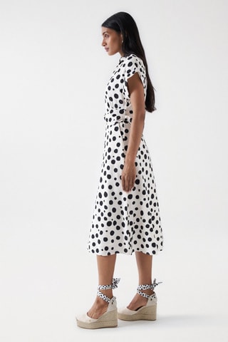 Robe midi regular - Blanc