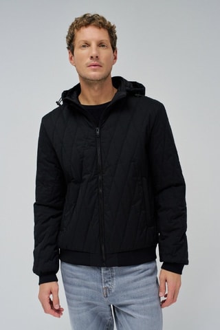 Blouson regular - Noir