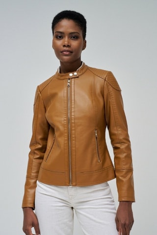 Blouson slim - Beige