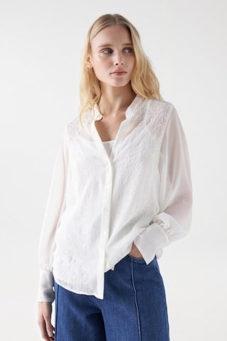 Chemisier regular - Blanc