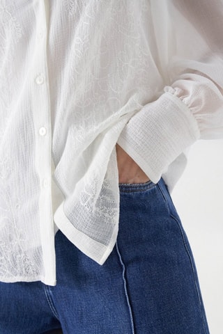 Chemisier regular - Blanc