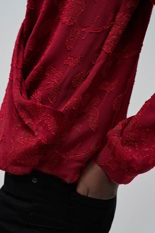 Chemisier regular - Rouge