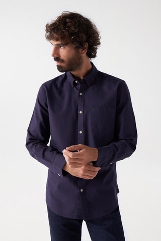 Chemise regular - Bleu