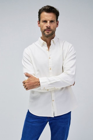 Chemise regular - Blanc