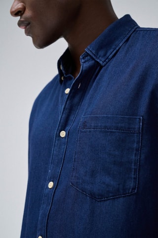 Chemise regular - Bleu