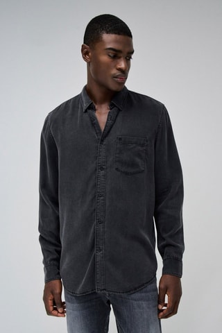 Chemise regular - Gris