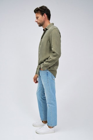 Chemise regular - Vert kaki