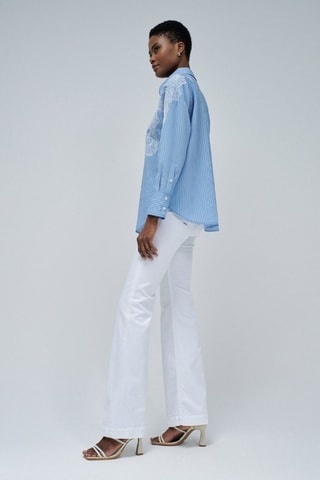 Chemisier regular - Bleu clair