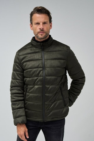 Doudoune à capuche - Vert foncé